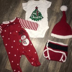 Babies first Christmas outfit size 0/3 months